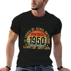 75 Year Birthday Decorations Men Gag 75yr 1950 75th Birthday  Rolled Sleeves T-Shirt