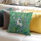 Unicorn Magic Soft Short Plush Fabric Throw Pillow