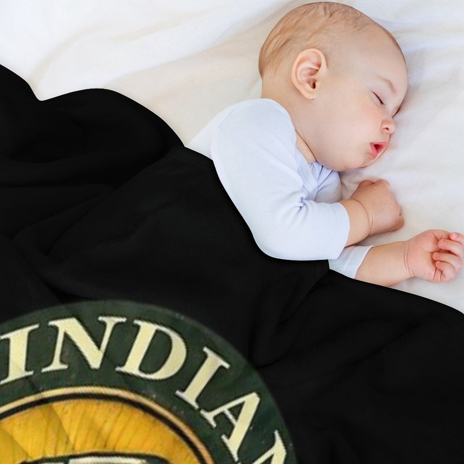 Indian Motorcycle Vintage Sign Compact Throw Blanket