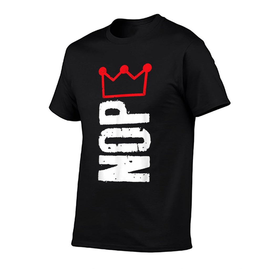 No Kings Protest Sign Nope Crown  Soft T-Shirt