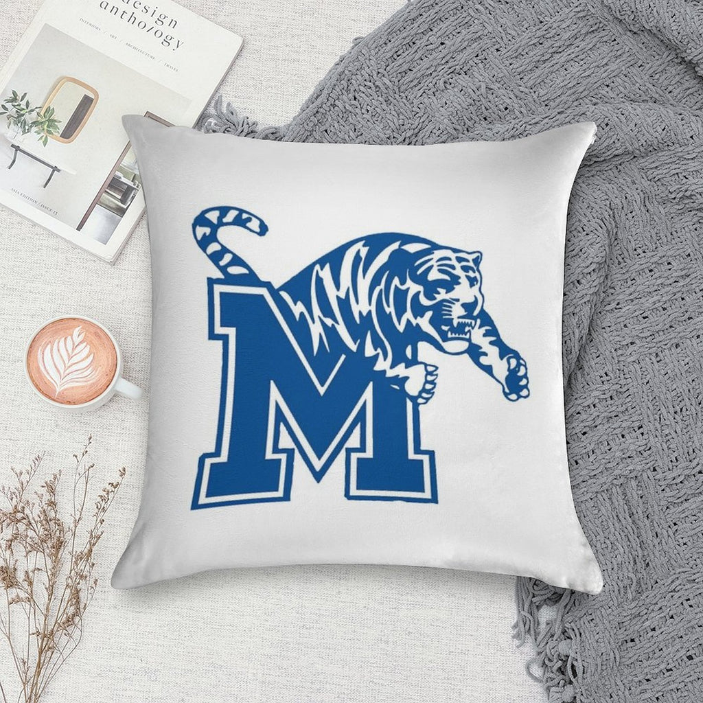 Memphis Tigers Soft Decorative Cover Throw Pillow