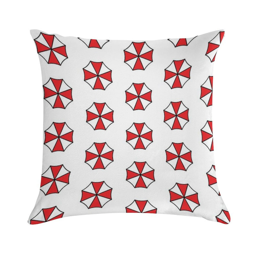 Resident Evil Inspired Umbrella Corporation Products Version 2 Soft Fade-Resistant Throw Pillow