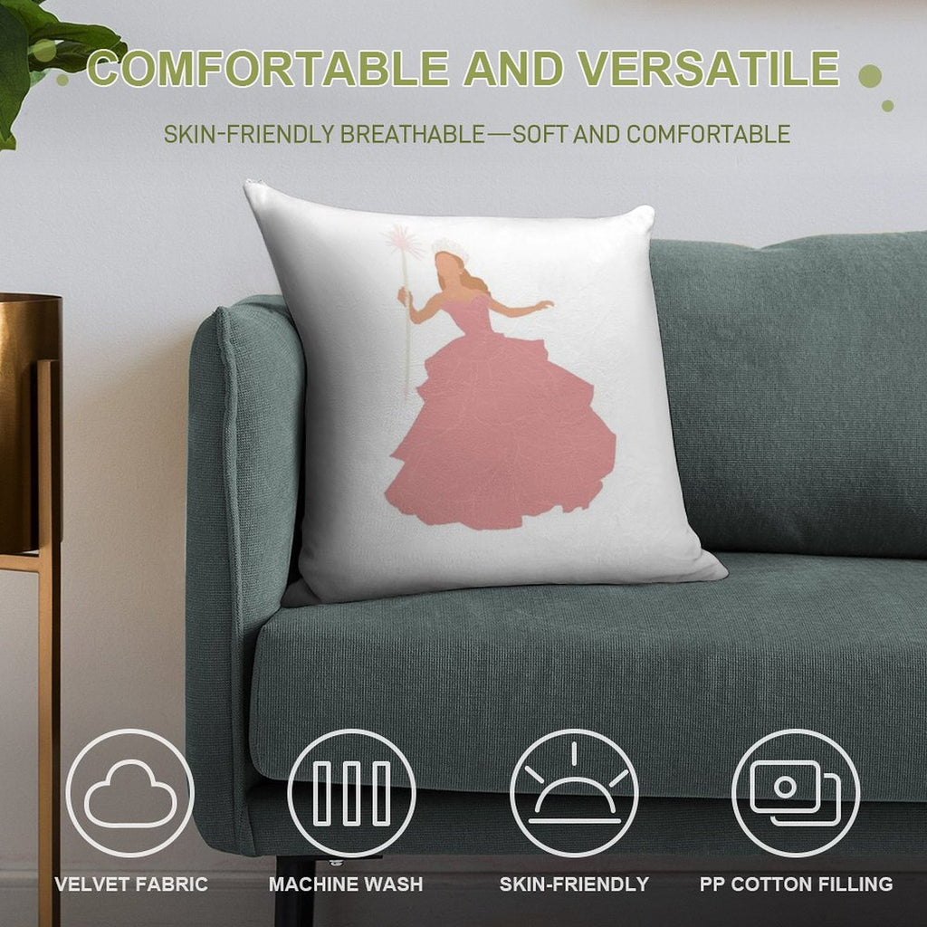Glinda Wicked Soft Shrink-Resistant Throw Pillow