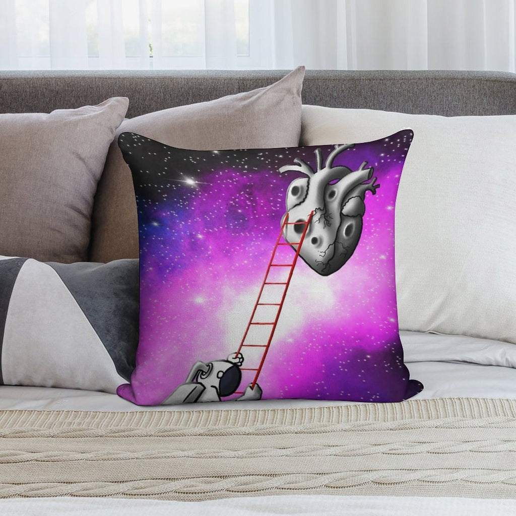 Expedition to The Heart Soft Reinforced Edging Throw Pillow