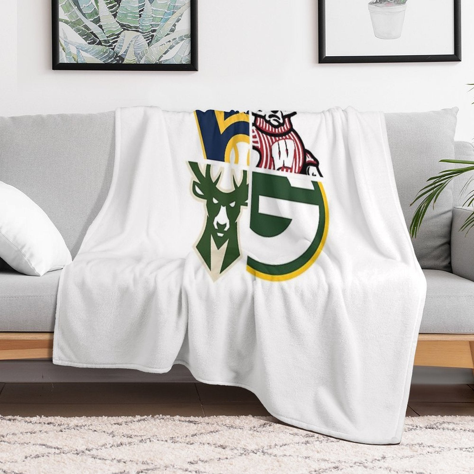 Wisconsin Sports Versatility Throw Blanket