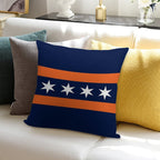 Chicago Football Soft Warmth Comfort Throw Pillow