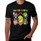 Womens Super Mario Bros Vintage Princess Peach  Friends  Versatile T-Shirt