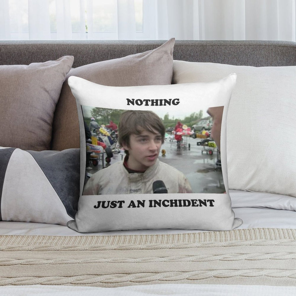 Nothing Just An Incident Charles Leclerc Soft Hidden Zipper Throw Pillow