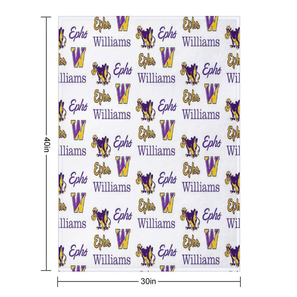 Williams College Logo Pack Eco-conscious Throw Blanket