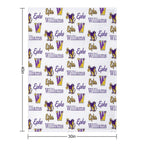 Williams College Logo Pack Eco-conscious Throw Blanket