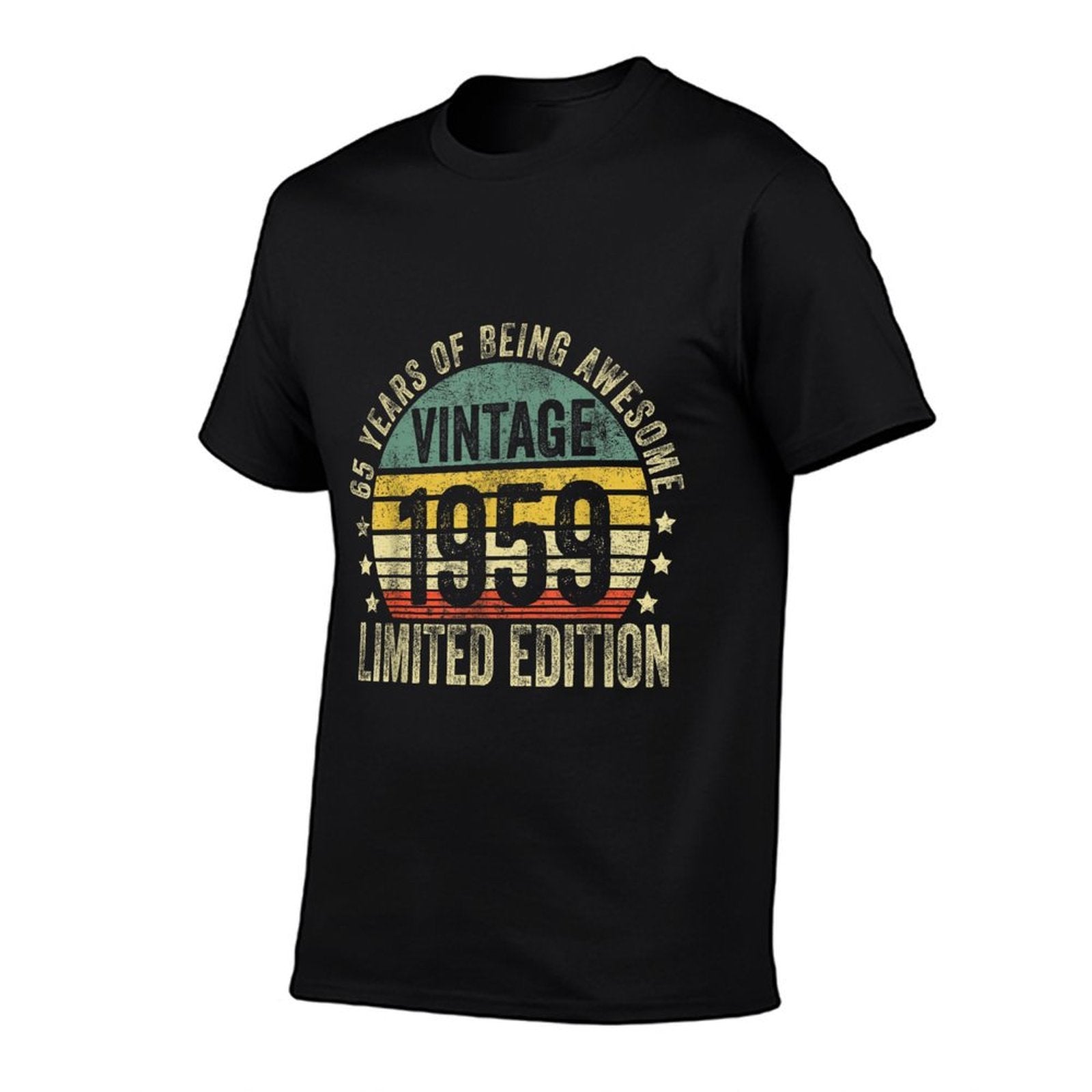 65 Year Old Gifts Vintage 1959 Limited Edition 65th Birthday  High-quality Stitching T-Shirt