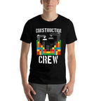Construction Crew Master Builder Bricklayer Building Blocks  Odor-resistant T-Shirt