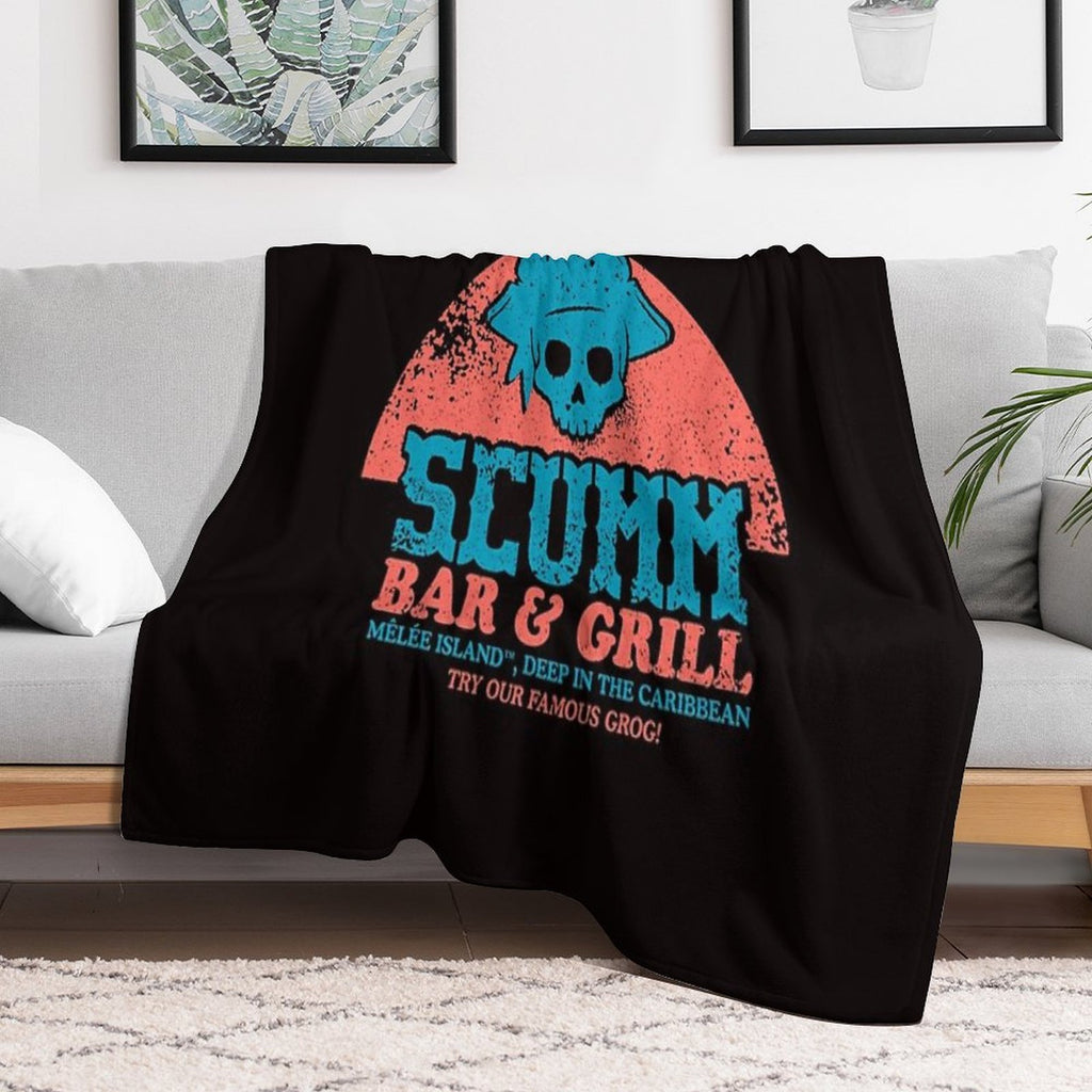 Scumm Bar Machine-washable Throw Blanket