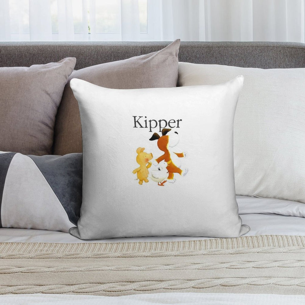 Kipper The Dog Soft Fade-Resistant Throw Pillow