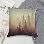 Wander in The Fog Soft Gift Ready Throw Pillow