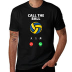 Call The Ball Funny Volleyball  Slim-fit Cut T-Shirt