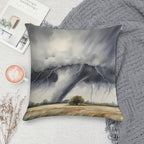 Tornado over Field Soft Multiple Sizes Throw Pillow