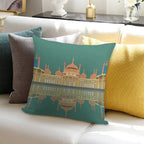 Royal Pavilion Brighton Soft Short Plush Fabric Throw Pillow
