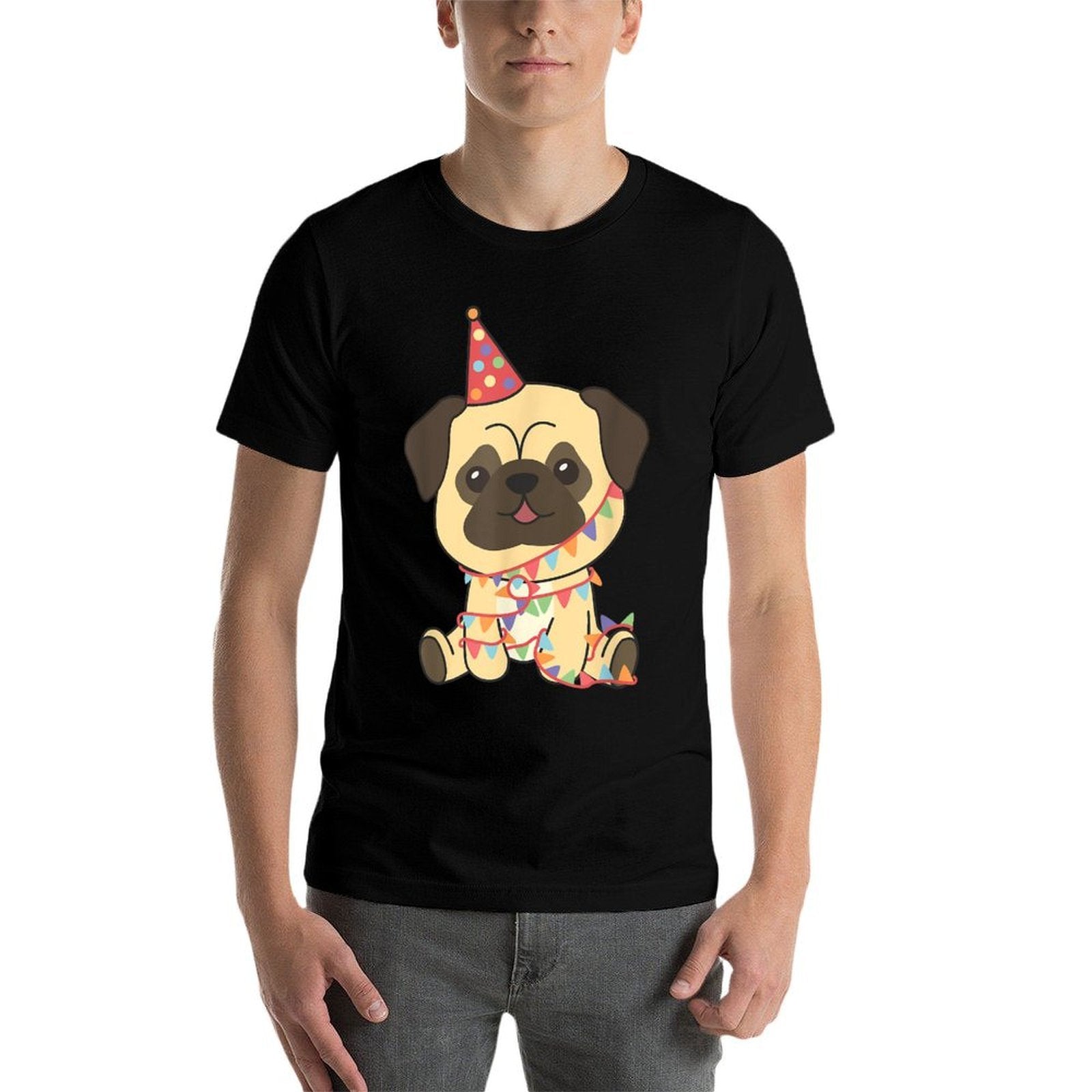 Birthday Pug For Children A Birthday Pug  Slim-fit Cut T-Shirt