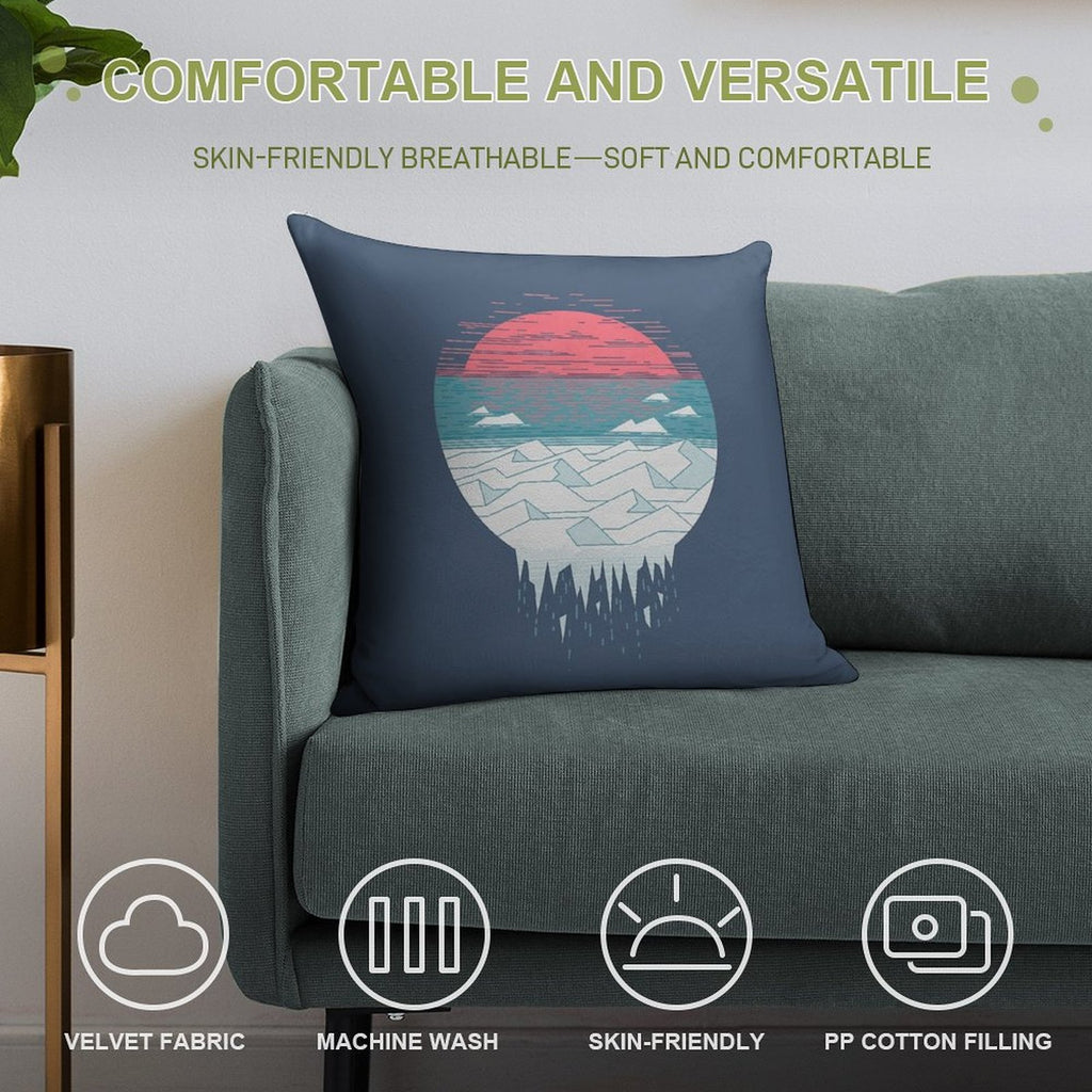 The Great Thaw Soft Skin-Friendly Throw Pillow