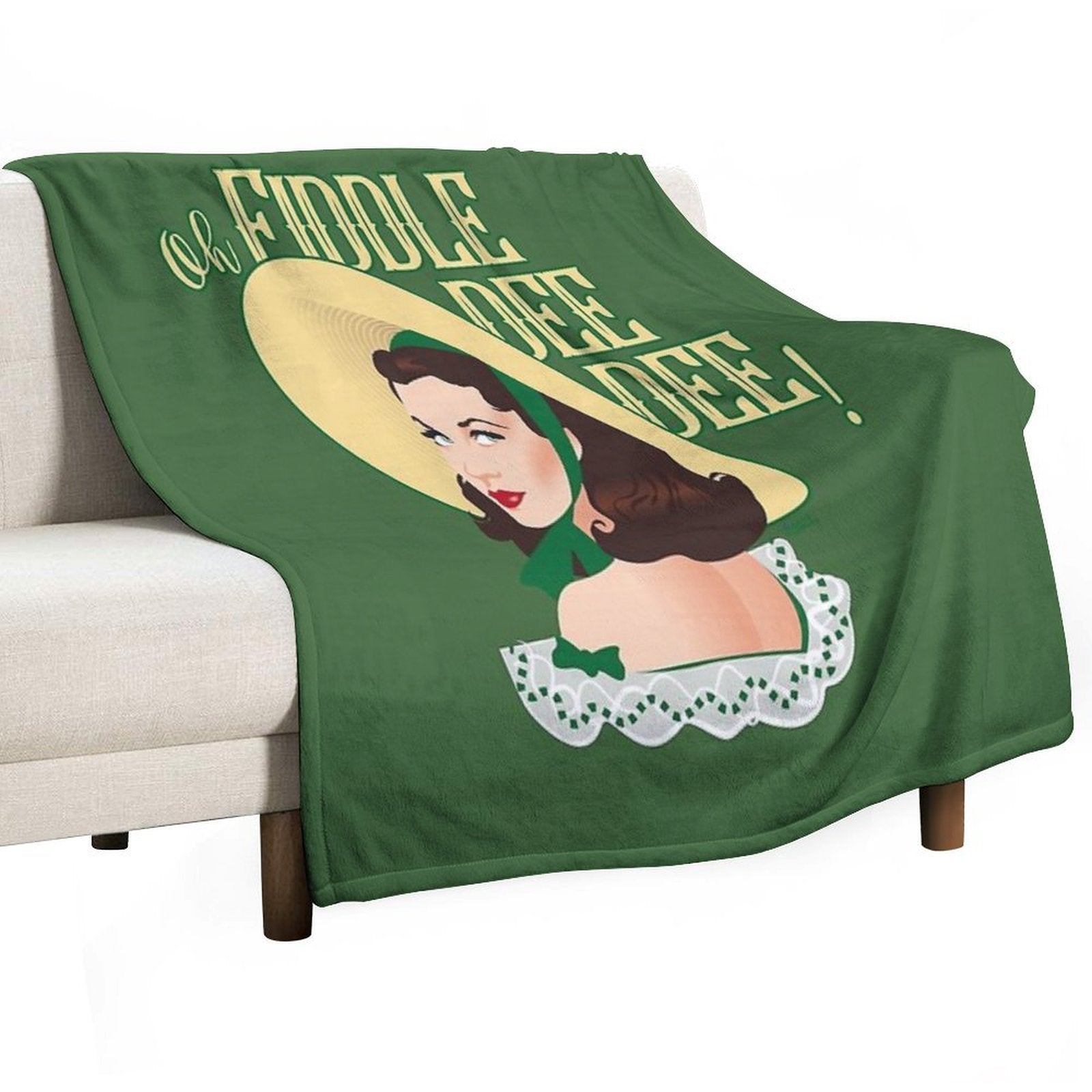 Fiddle-dee-dee! Quick-dry Throw Blanket