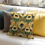 The Golden Era Soft High-Density Material Throw Pillow