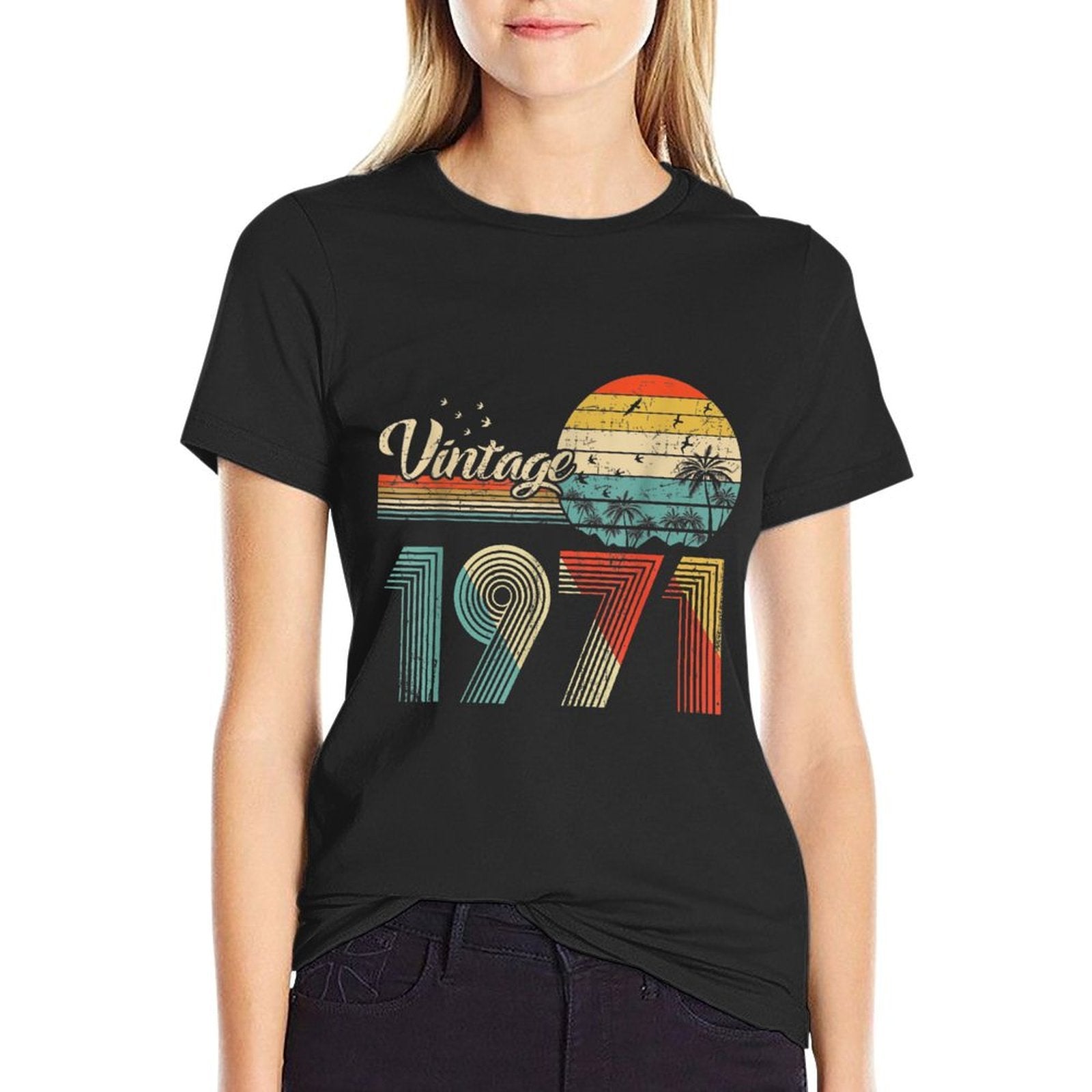 50 Years Old Vintage 1971 50th Birthday  Eco-friendly Material T-Shirt
