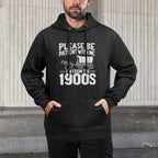 Please Be Patient I&#39;m From The 1900s Funny Over The Hill Kangaroo Pocket Hoodie