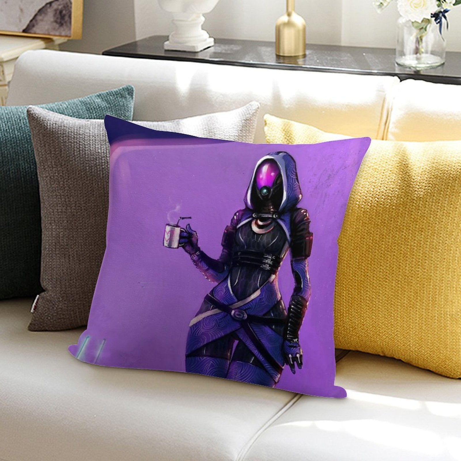 Good Morning, Commander Soft Multiple Sizes Throw Pillow